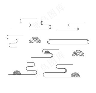 云纹线条图片