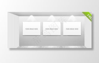 背景展示墙图片