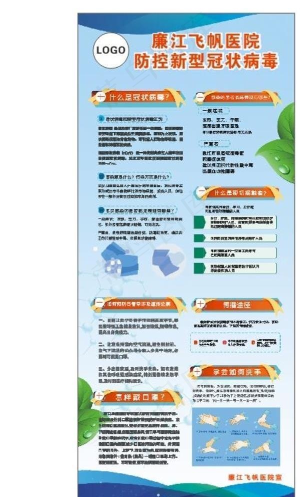 医院展架图片(210X297)cdr矢量模版下载
