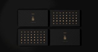 圆角名片样机图片