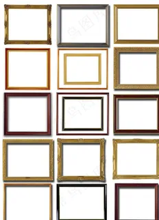 各类欧式相框边框合集免扣素材图片