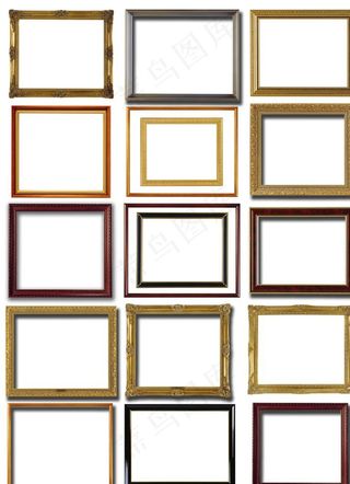 各类欧式相框边框合集免扣素材图片