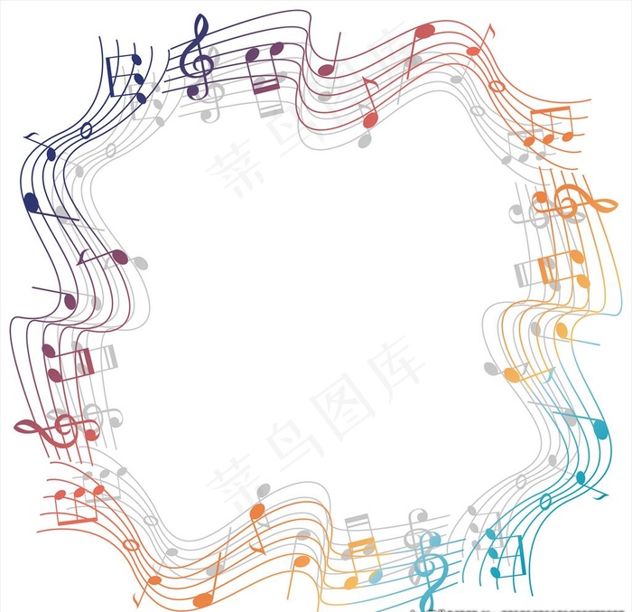 动感音符图片eps,ai矢量模版下载