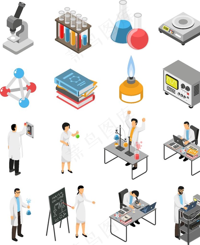 日常工作生产场景图片eps,ai矢量模版下载