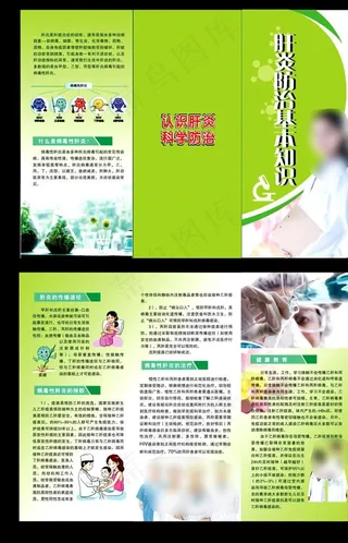 肝炎防治知识折页图片