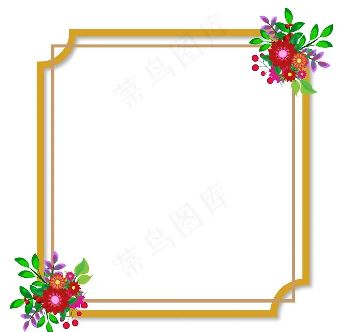 边框相框图片psd模版下载