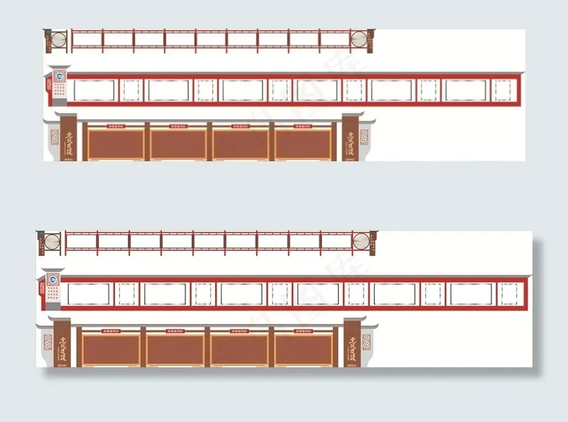 宣传栏图片cdr矢量模版下载