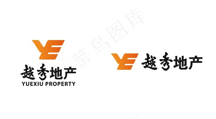 越秀地产LOGO图片ai矢量模版下载