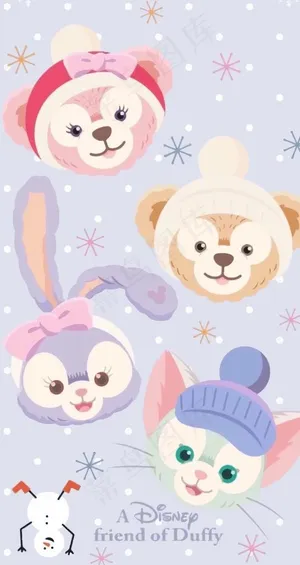 迪士尼达菲雪莉玫星黛露托尼素材图片