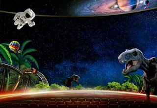 合成太空恐龙图片