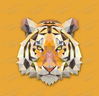 矢量老虎图片