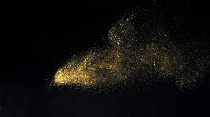 金粉素材图片