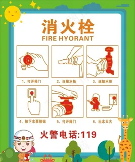 消火栓 消防栓海报图片