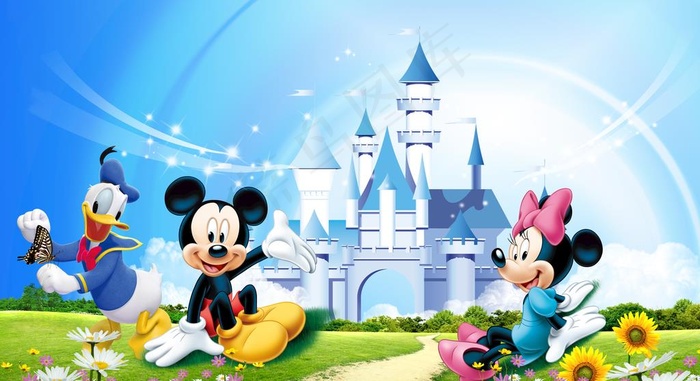 动画片米老鼠场景图片