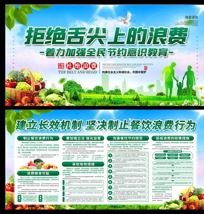 制止餐饮浪费图片