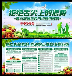 制止餐饮浪费图片