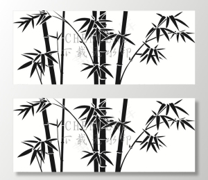 竹子矢量图片