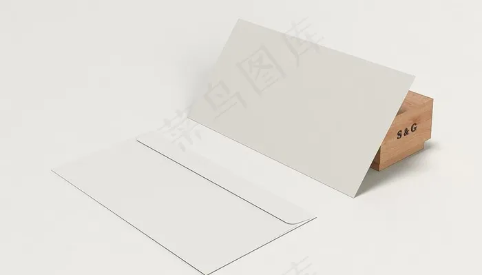 信纸信封样机图片(1181X709(DPI:300))psd模版下载