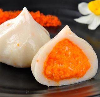 蟹黄菜鸟图库片