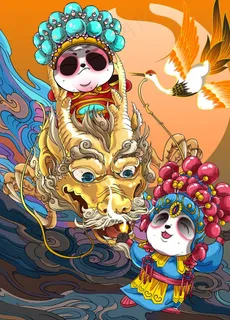 国潮插画图片 国潮插画图片