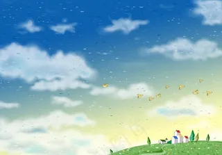 卡通梦幻场景图片