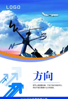 企业文化展板 方向图片