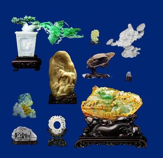 玉雕精品摆件图片
