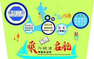 班级文化墙图片
