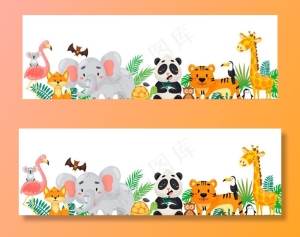 卡通动物图片