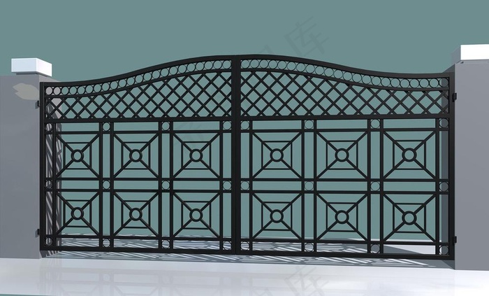 铁艺门图片