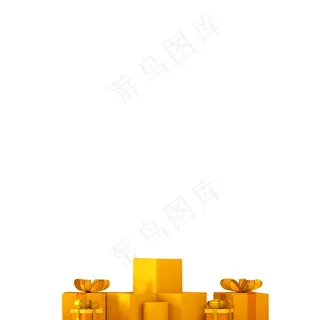 金色礼品盒图片