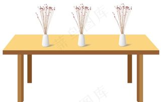 花瓶  桌子 桌面图片