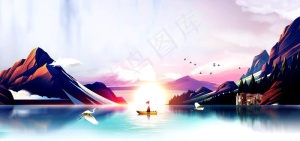 山水画图片