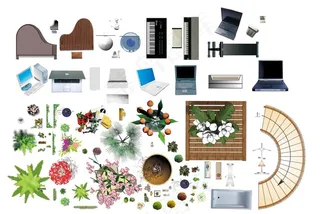 室内 彩平图 综合 彩平  房图片