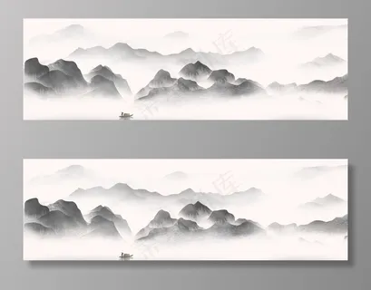 水墨山水画图片 水墨山水画图片