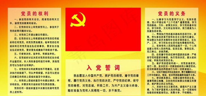 党员的权利义务图片