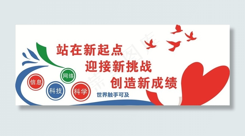 信息科技文化墙图片