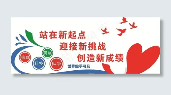 信息科技文化墙图片
