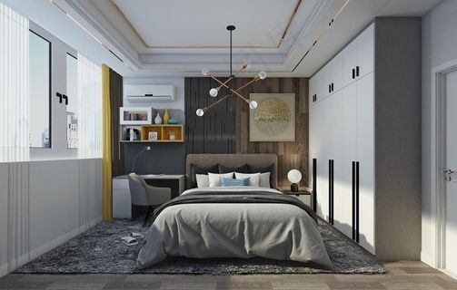 衣柜书桌图片 衣柜书桌图片