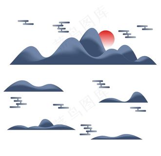 水墨山图片 水墨山图片