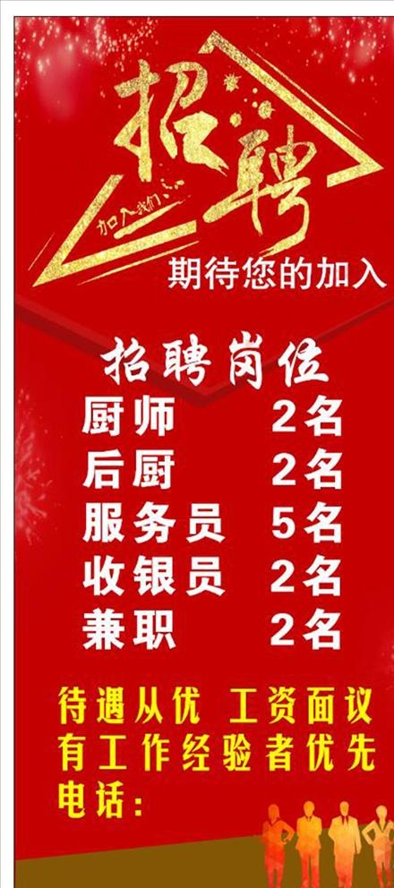 招聘展架设计图图片