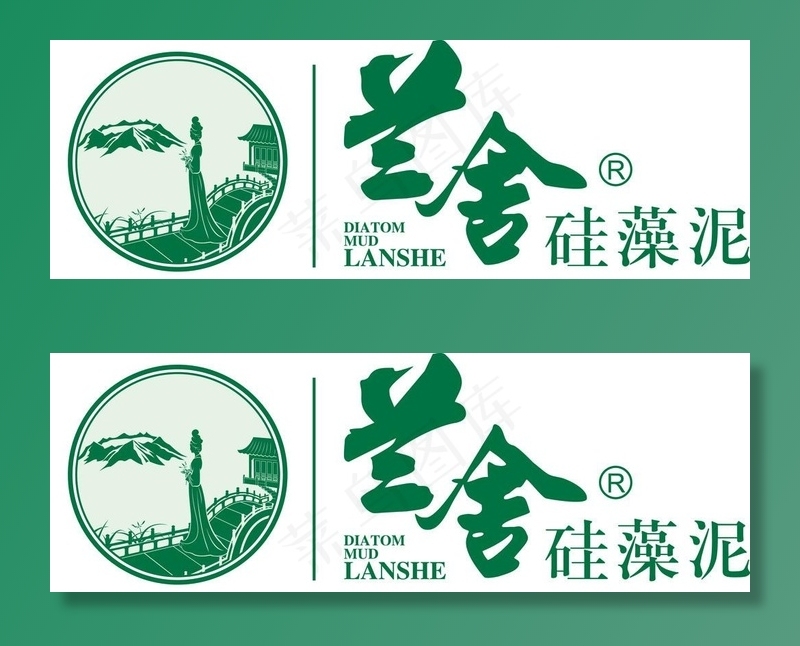 兰舍硅藻泥LOGO图片ai矢量模版下载