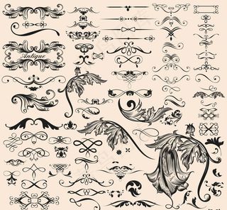 古典欧式花纹图片