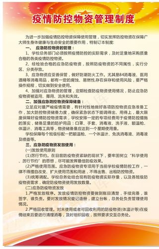 疫情防控制度图片