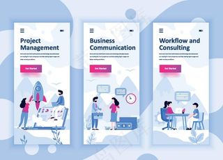 时尚 3D 立体 插画 海报图片