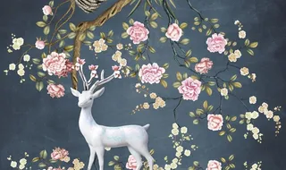 背景墙装饰画图片