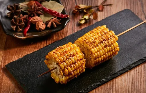 烤玉米图片