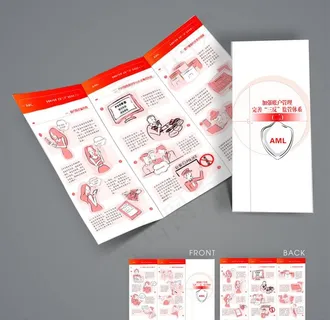 反洗钱折页图片