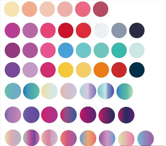 渐变色图片cdr矢量模版下载