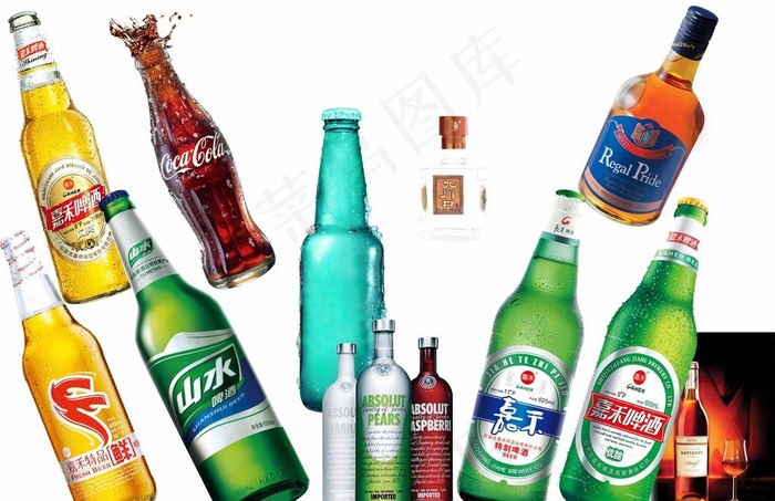 各种啤酒瓶图片